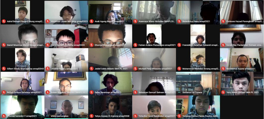 Pelaksanaan Penilaian Tengah Semester (PTS) Ganjil SMA Pangudi Luhur Jakarta T.A. 2020/2021